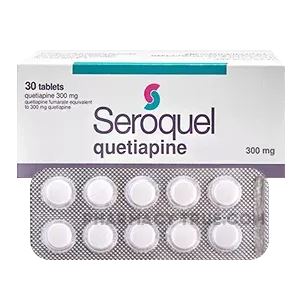 Package of Quetiapine medication